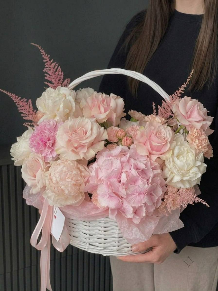 Композиция в коробке «Лёгкость момента»